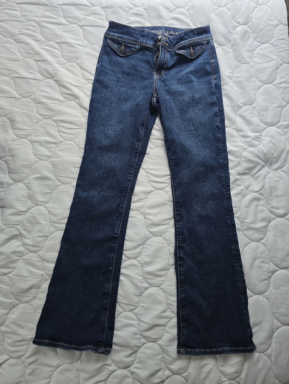 American Eagle Outfitters Dark Blue Bootcut Jeans